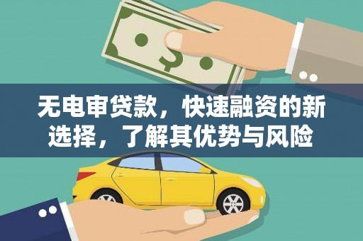岱岳无电审贷款，快速融资的新选择，了解其优势与风险