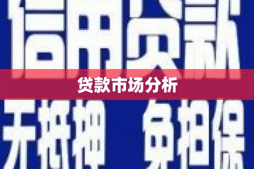 东安贷款市场分析