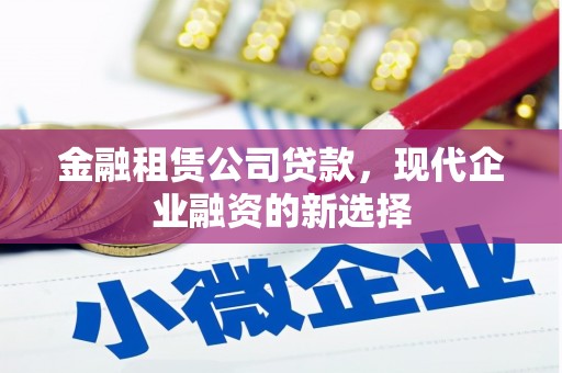 南丹金融租赁公司贷款，现代企业融资的新选择