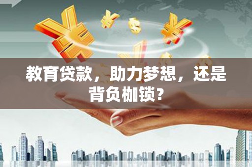 长岭教育贷款，助力梦想，还是背负枷锁？