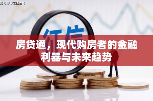 昭平房贷通，现代购房者的金融利器与未来趋势