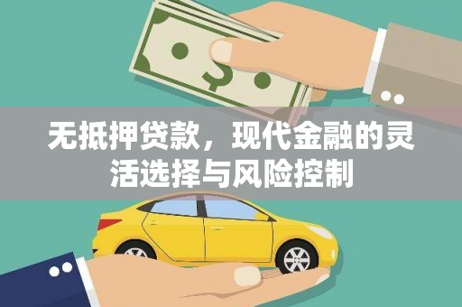 荷塘无抵押贷款，现代金融的灵活选择与风险控制