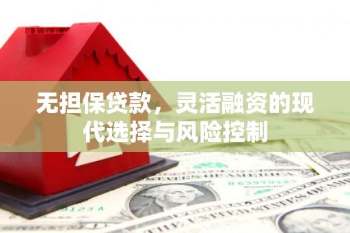 济源无担保贷款，灵活融资的现代选择与风险控制