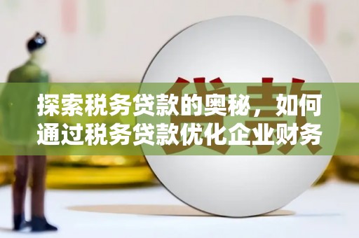 睢宁探索税务贷款的奥秘，如何通过税务贷款优化企业财务