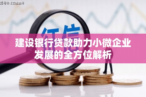 和静建设银行贷款助力小微企业发展的全方位解析